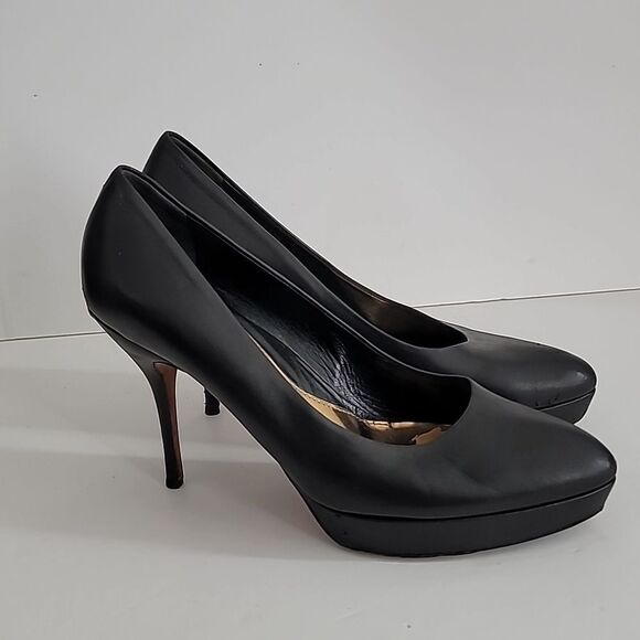 Gucci Leather Platfrom Pumps - Picture 1 of 12